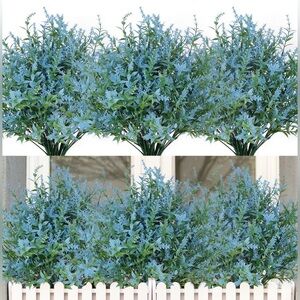 🌸 Lifelike Artificial Lavender Flowers – Set of 20 Bundles 🌸